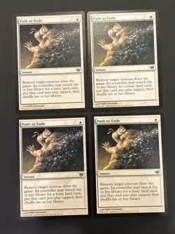 4x Path to Exile Conflux MTG Magic The Gathering White Uncommon #15 NM UP - Image 1