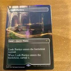 Magic The Gathering Lush Portico Land Borderless Murders at Karlov Manor NM-M - Image 1