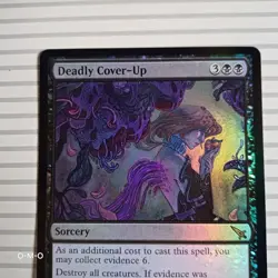 Magic: the Gathering - Murders at Karlov Manor ~ Rare ~ Deadly Cover-Up (Foil) - Image 2