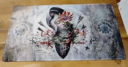 Magic the Gathering - MTG - Seb McKinnon - Eternal Lotus Playmat - Signed - Image 1