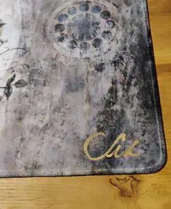 Magic the Gathering - MTG - Seb McKinnon - Eternal Lotus Playmat - Signed - Image 2