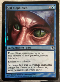 MTG Magic TSP Ophidian Eye Foil NM French Time Spirale - Image 1