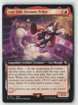 Cait Sith, Fortune Teller R Commander: FINAL FANTASY 54 NM - Image 1