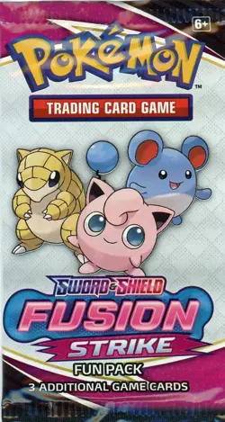 Pokemon TCG Fusion Strike Fun Pack NEW (3 Cards) New/Sealed - Image 1