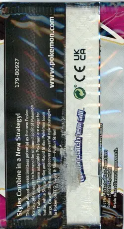 Pokemon TCG Fusion Strike Fun Pack NEW (3 Cards) New/Sealed - Image 2