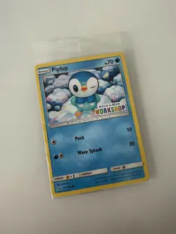 Piplup 32/156 SEALED Build A Bear Workshop Stamped Promo Pokemon NM - Image 1
