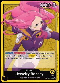 JEWELRY BONNEY (100) OP13-100 OP13 CARRYING ON HIS WILL ONE PIECE LEADER 2025 NM - Image 2