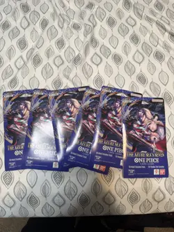 OP14 - EB04 | The Azure Sea’s Seven One Piece TCG Sleeved Booster | Lot of 6 - Image 1