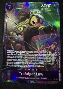 Trafalgar Law OP12-073 Alt Art Super Rare Legacy of the Master English NM Foil - Image 1