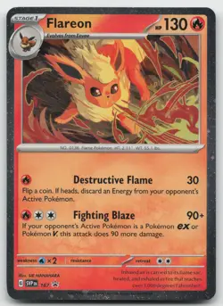 Flareon - (Cosmos Holo) Promo SV: Scarlet & Violet Promo Cards 167 NM - Image 1