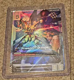 Gundam Card Game GD01-065 FREEDOM GUNDAM Newtype Challenge Win Champion ENGLISH - Image 1