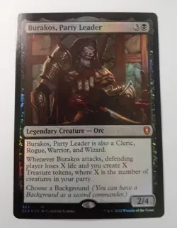 MTG Bling - Foil - Burakos, Party Leader - Commander Legends Baldur's Gate -K355 - Image 1