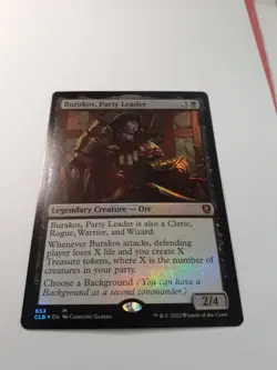 MTG Bling - Foil - Burakos, Party Leader - Commander Legends Baldur's Gate -K355 - Image 2