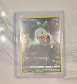 Pokemon TCG Turtwig Crown Zenith: Galarian Gallery Holo Holo Rare Card GG31/GG70 - Image 1