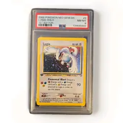 2000 POKEMON NEO GENESIS 1ST EDITION #9 LUGIA HOLO PSA 8 - Image 1