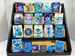 Pokemon Lot of Cards and Stickers All Vaporeon #134 Vaporeon Lot of 21 - Image 3