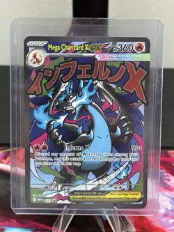 Pokemon Mega Charizard X EX 023 MEP Promo Mega Evolution Dragon 360 HP Card - Image 1