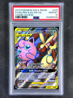 2019 Pokemon Sun & Moon #225 Mega Lopunny Jigglypuff Cosmic Eclipse Rare PSA 10 - Image 1