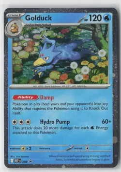 Golduck 008 Black Star Promo Mega Evolution Pokemon TCG - Image 1
