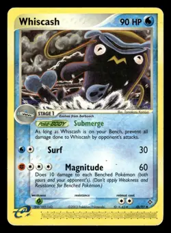 Whiscash 48/97 ex Dragon Pokemon Card - Image 1
