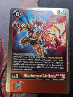 METALGREYMON (X ANTIBODY) - BT9-015 R - DIGIMON - Digimon Card Game - Image 1
