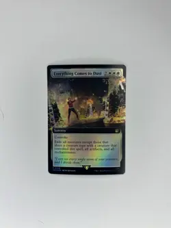 MTG Everything Comes to Dust (Extended Art) Universes Beyond: Doctor Who Foil NM - Image 1