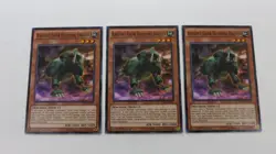 3x ANCIENT GEAR HUNTING HOUND RATE-EN013 1ST EDITION COMMON YUGIOH NM UNPLAYED - Image 1