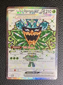 2024 Pokemon Twilight Masquerade Teal Mask Ogerpon ex 190/167 NM - Image 1