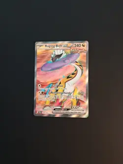 Pokemon Raging Bolt EX 196/162 SV05: Temporal Forces Holo Near Mint or better - Image 3