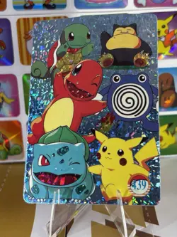 Pokemon Vintage Pocket Monsters Vending HOLO Prism Sticker 1999 Bandai Nintendo - Image 3