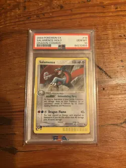 Pokemon Salamanca EX Dragon Holo Rare #19 PSA 10 - Image 1
