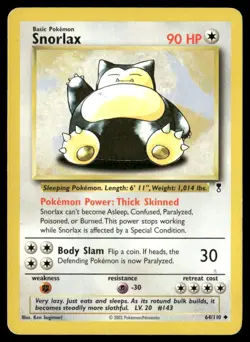 Snorlax #064/110 Legendary Collection Pokemon (1M) - Image 1