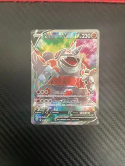 RHYPERIOR V 181/189 DARKNESS ABLAZE POKEMON (FULL ART, NM) - Image 1