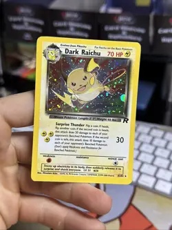 Dark Raichu 83/82 Team Rocket 2000 Holo Rare WOTC Pokemon Card TCG - Image 3
