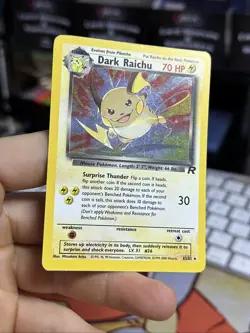 Dark Raichu 83/82 Team Rocket 2000 Holo Rare WOTC Pokemon Card TCG - Image 5