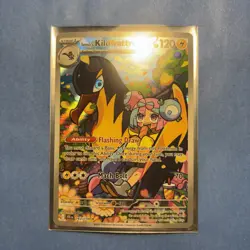 Pokemon TCG Iono's Kilowattrel Card Journey Together IR 163/159 - Image 1