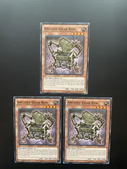 Yugioh Ancient Gear Box SR03-EN011 Common 1st Edition MP/HP X3 - Image 1