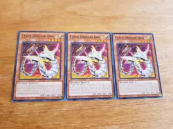 x3 Cyber Dragon Drei - SDCS-EN005 - Common - 1st Edition Yu-Gi-Oh! M/NM - Image 1