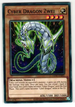 CYBER DRAGON ZWEI LEDD-ENB02 COMMON YU-GI-OH TCG - Image 1