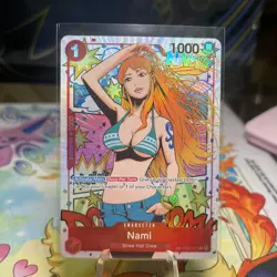Nami TR ST01-007 Treasure Rare One Piece Card Game OP06 "GTA NAMI" Rare Art - Image 1