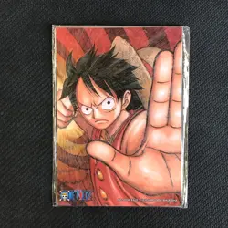 R099 Luffy Japanese One Piece Art Magnet Movie Promo Sealed - Image 1