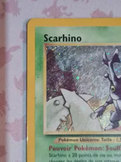 Pokemon Card -French Heracross (Scarhino) 6/111 Holo Rare WOTC - Neo Genesis Set - Image 3