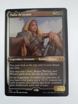 MTG Bling - Foil Thick Card Stock - Nalia de'Arnise (934) - Baldur's Gate -K357 - Image 1