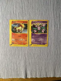 Pokemon TCG Ponyta And Exeggcute Aquapolis Cards LP - Image 1
