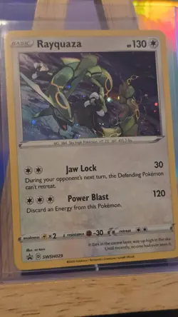 Rayquaza SWSH029 SWSH: Sword & Shield Promo Cards Holo NM - Image 1