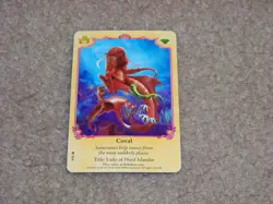 Bella Sara trading card - Royalty - Coral 9/55 - common card - Image 1