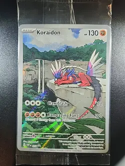 Koraidon 014 Sv: Scarlet & Violet SEALED Promo Cards Holo - Image 1