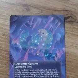 Wizards of the Coast Magic: The Gathering Gemstone Caverns Legendary Land Regul… - Image 1