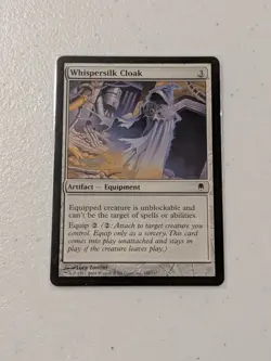 MTG Whispersilk Cloak - Darksteel LP - Image 1