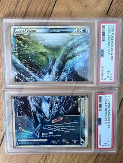 LUGIA LEGEND PSA 6/5 113 & 114 HEARTGOLD & SOULSILVER POKEMON (BOTH CARDS) - Image 1